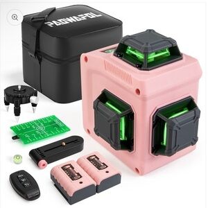 Laser Level 3x360° Cross Line 12 Green
Lasers Self-leveling, NIB
